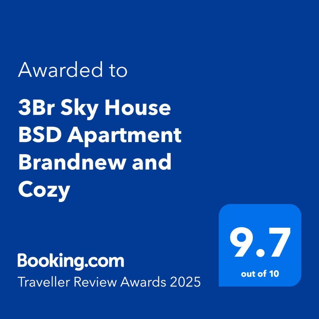 3Br Sky House Bsd Apartment Brandnew And Cozy Samporo Exteriér fotografie